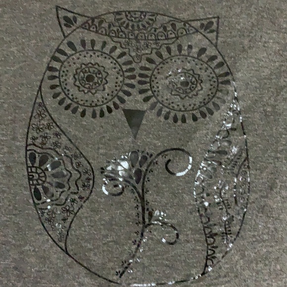 Tops - High-low Owl Tee